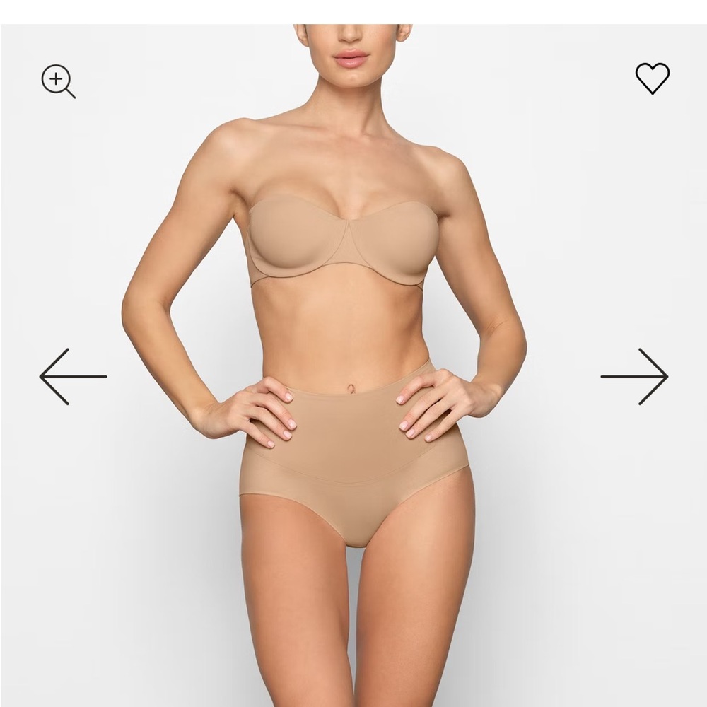 SKIMS Unlined Strapless Bra - Clay